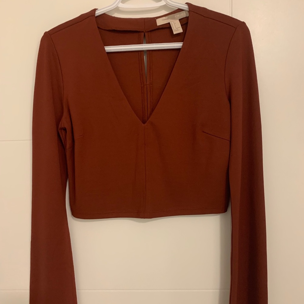 Long sleeved crop top - Forever 21